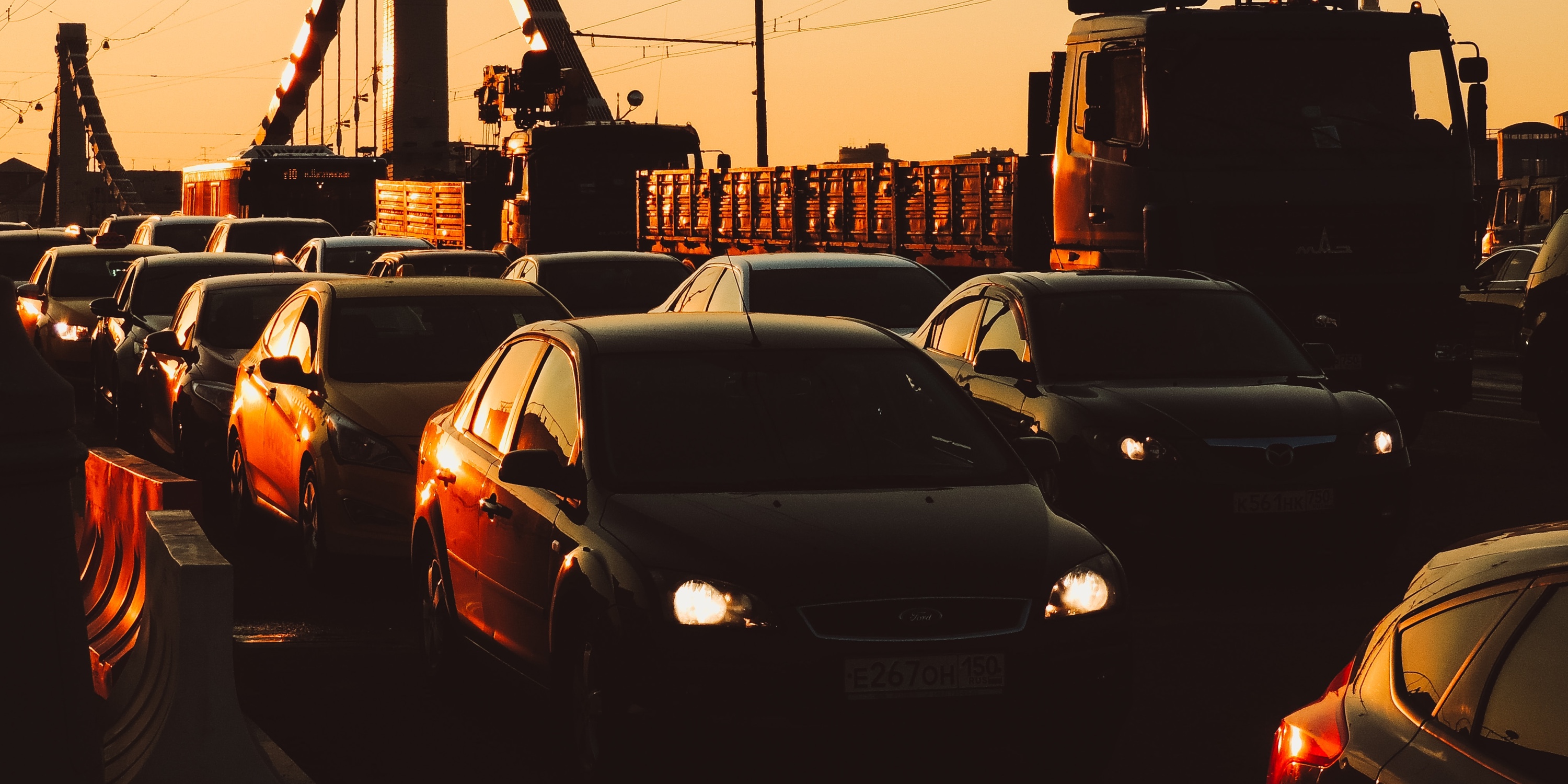 How To Make It Through a Traffic Jam, Photo by Max Titov