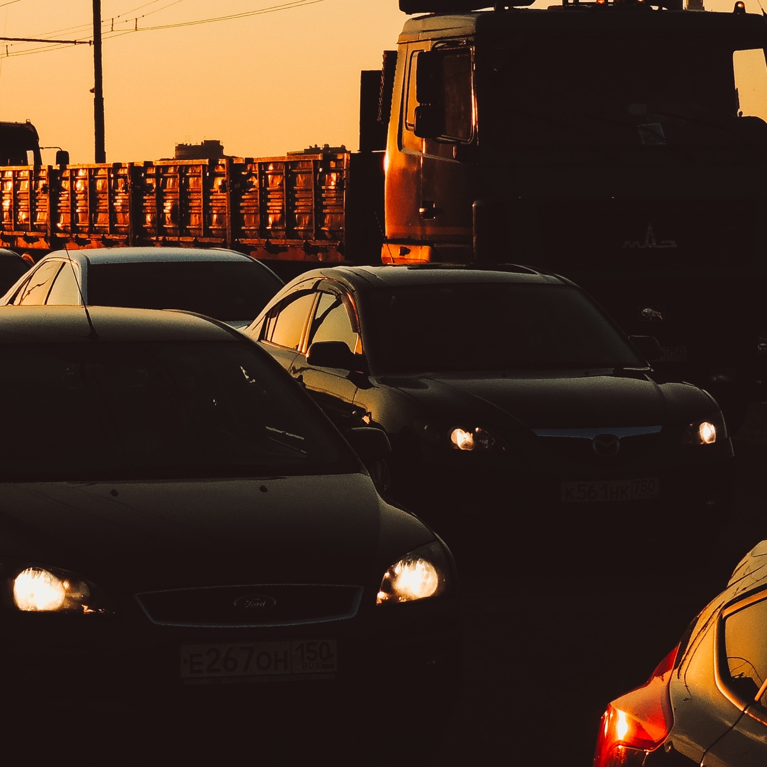 How To Make It Through a Traffic Jam, Photo by Max Titov