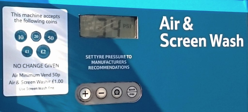 tyre air pressure machine